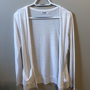 Garage white cardigan